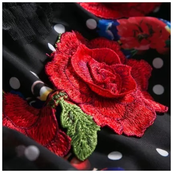 The Anina Silk Floral Maxi Dress - Picture 7 of 8